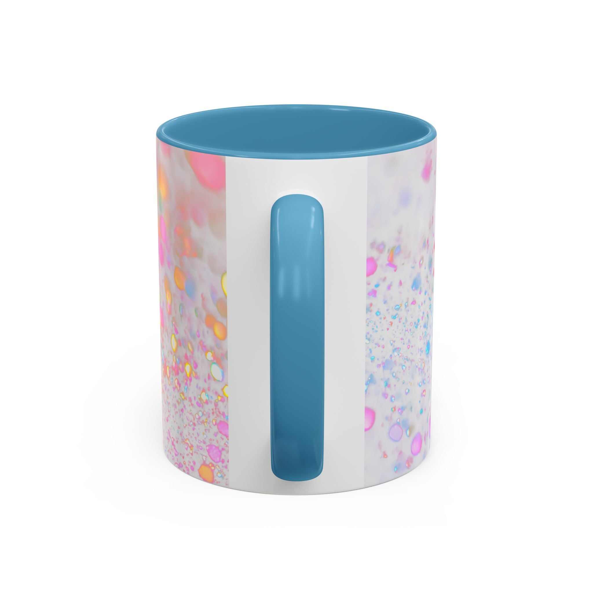 Jesus Loving Baddie Accent Coffee Mug – Pink Heart Cross 11/15oz