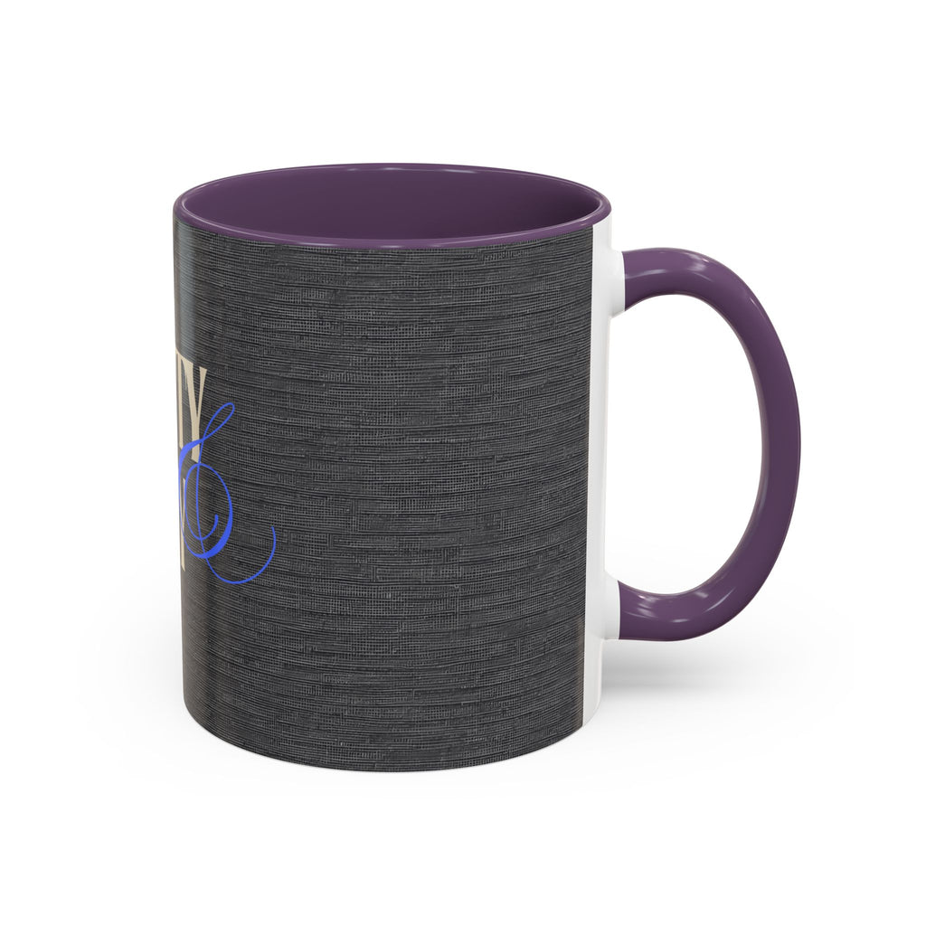 Pretty & Petty Accent Coffee Mug – Funny Sassy Black 11/15oz