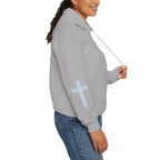 Jesus Loving Baddie Hoodie — Psalm 46:5 Christian Heart Cross Pullover