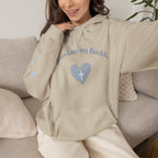Jesus Loving Baddie Hoodie — Psalm 46:5 Christian Heart Cross Pullover