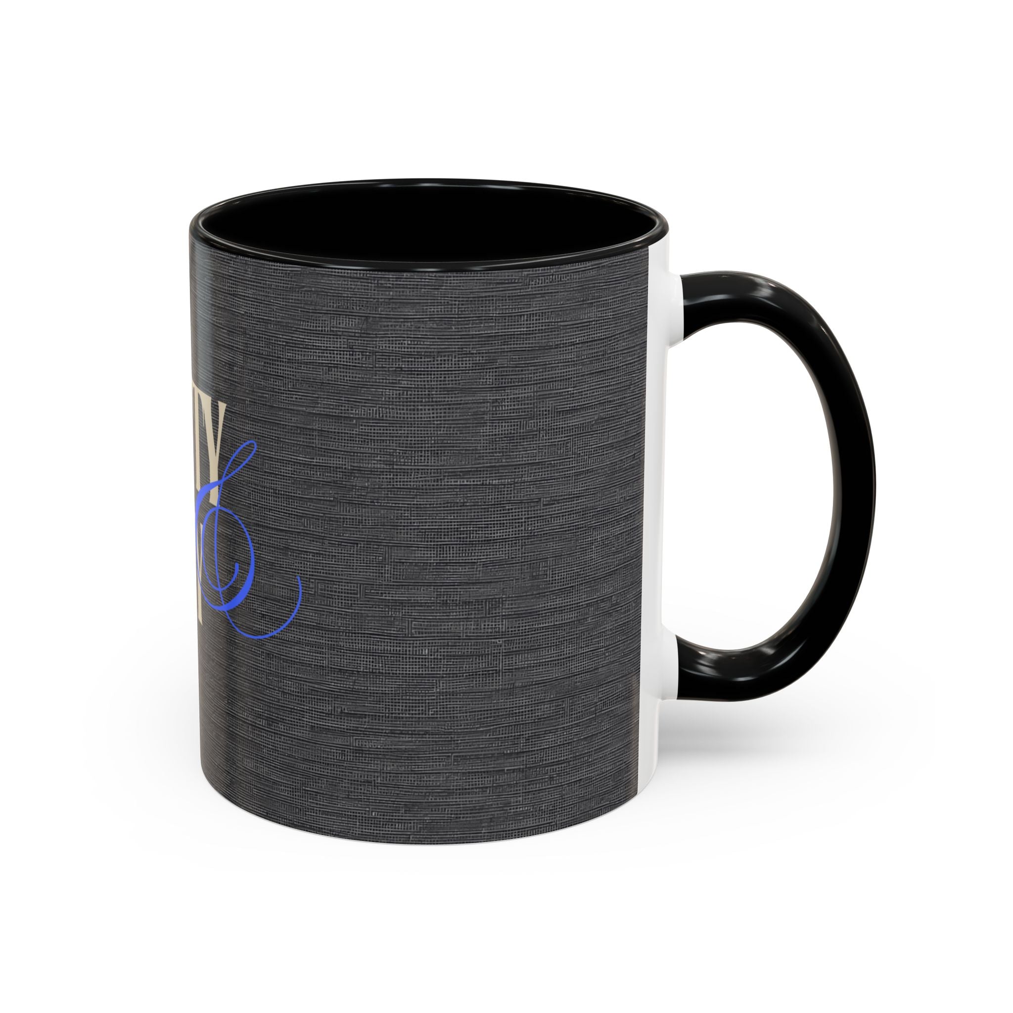 Pretty & Petty Accent Coffee Mug – Funny Sassy Black 11/15oz