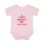 Infant Bodysuit — “Mama’s Mini Mayhem” Cute Princess Baby Onesie