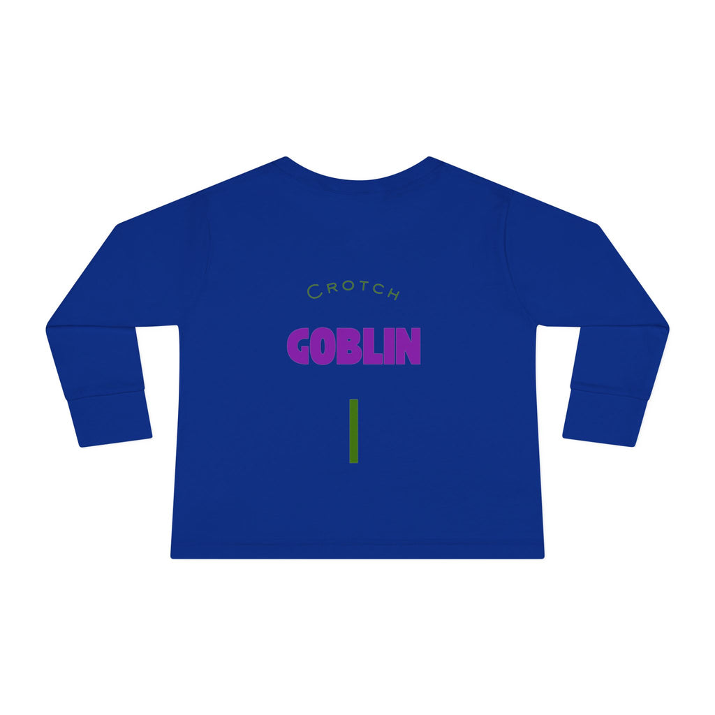 Goblin Princess Toddler Long Sleeve Tee — Cute Fantasy Fairy Garden Shirt