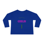 Goblin Princess Toddler Long Sleeve Tee — Cute Fantasy Fairy Garden Shirt