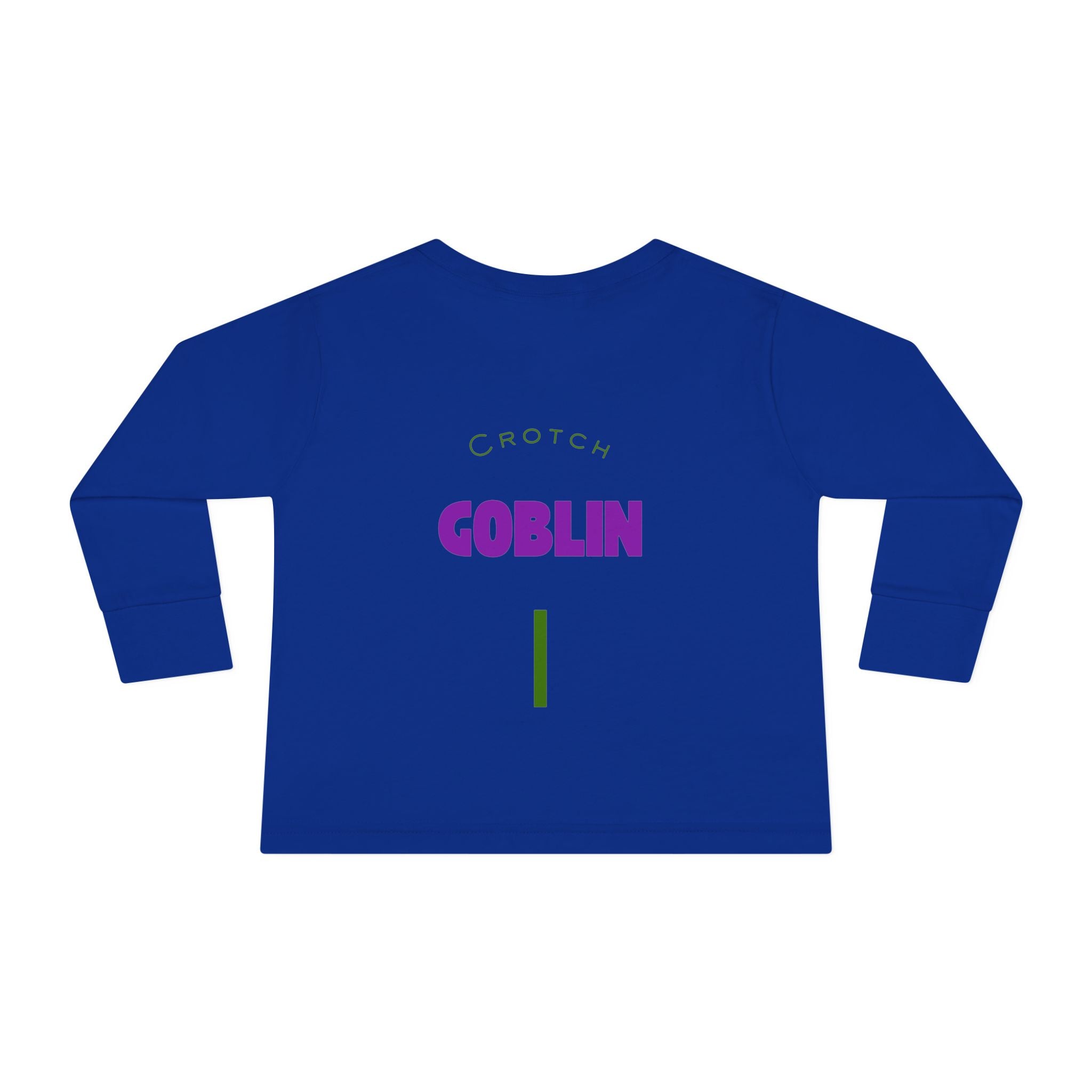 Goblin Princess Toddler Long Sleeve Tee — Cute Fantasy Fairy Garden Shirt