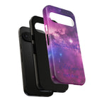 Galaxy "You Are Worthy" Phone Case — Motivational Nebula Design, Customizable Text