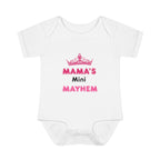 Infant Bodysuit — “Mama’s Mini Mayhem” Cute Princess Baby Onesie