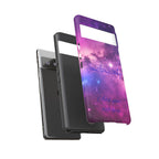 Galaxy "You Are Worthy" Phone Case — Motivational Nebula Design, Customizable Text