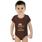 Baby Bodysuit - "Mama’s Mini Mayhem" Cute Monster Infant Onesie