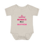 Infant Bodysuit — “Mama’s Mini Mayhem” Cute Princess Baby Onesie