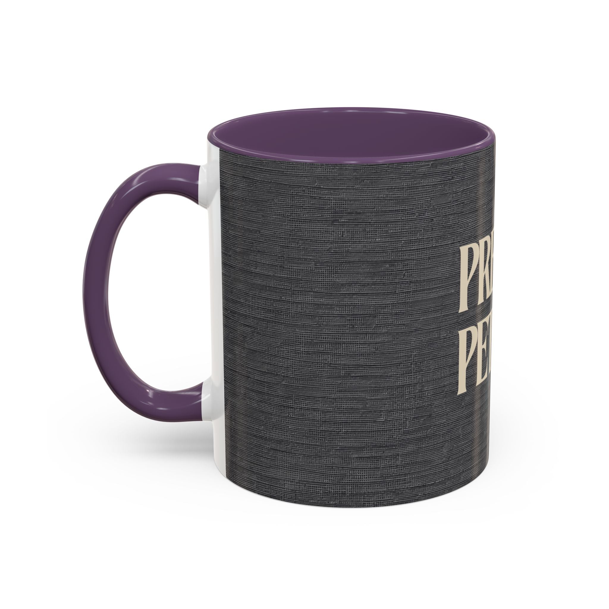 Pretty & Petty Accent Coffee Mug – Funny Sassy Black 11/15oz