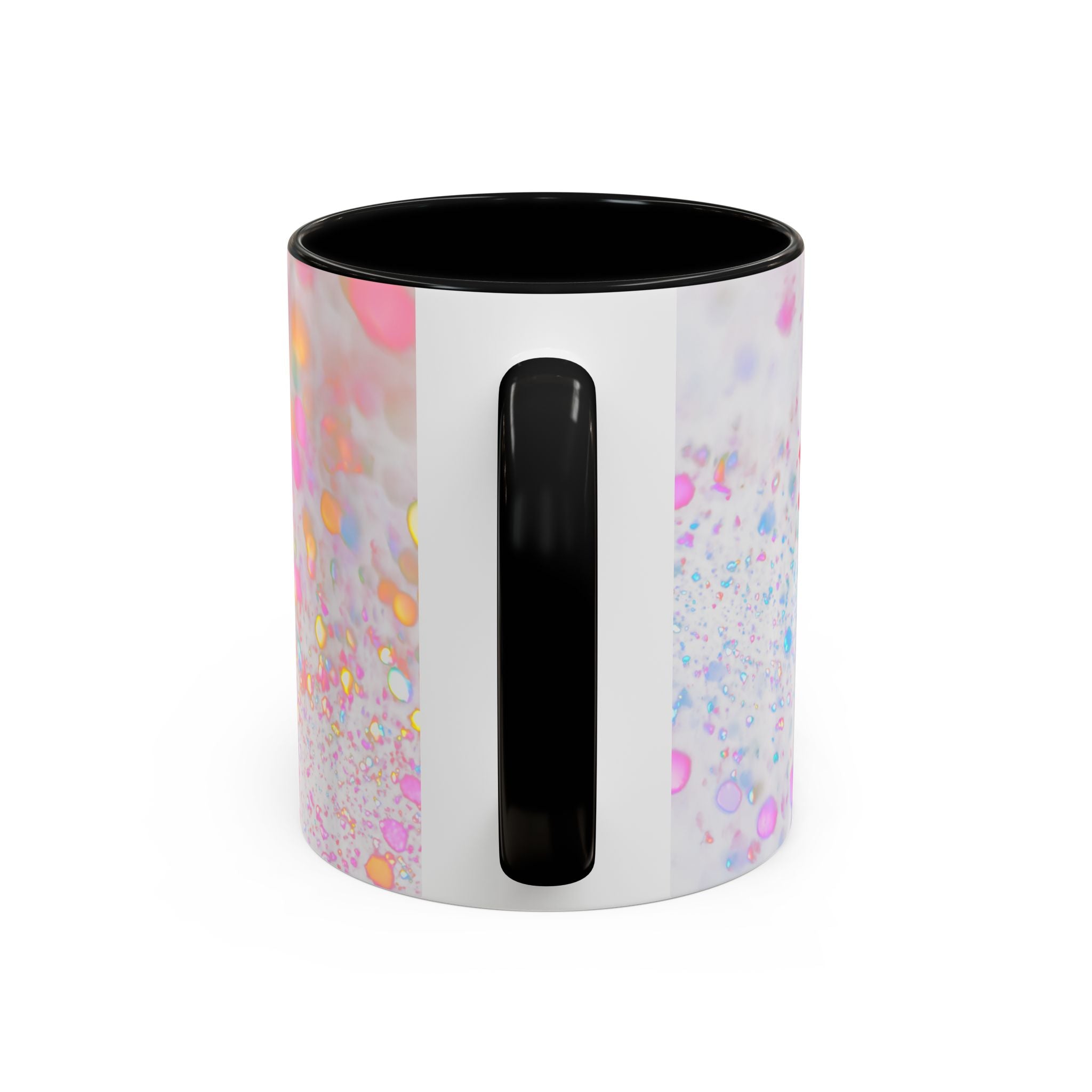 Jesus Loving Baddie Accent Coffee Mug – Pink Heart Cross 11/15oz
