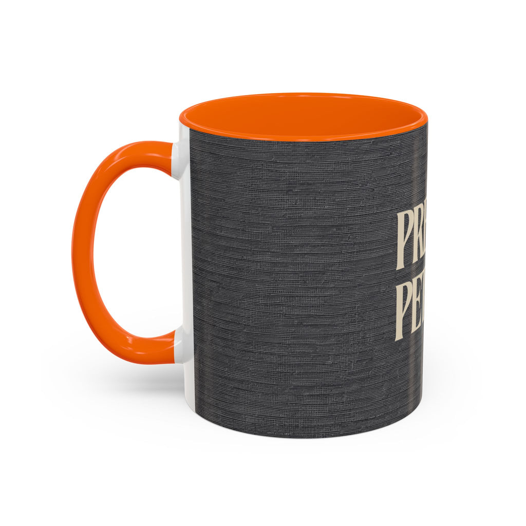 Pretty & Petty Accent Coffee Mug – Funny Sassy Black 11/15oz