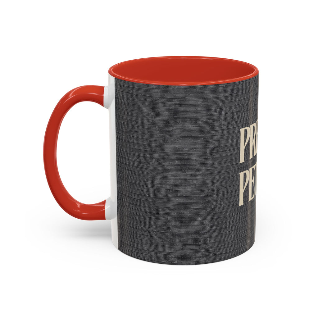 Pretty & Petty Accent Coffee Mug – Funny Sassy Black 11/15oz