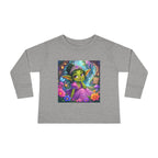 Goblin Princess Toddler Long Sleeve Tee — Cute Fantasy Fairy Garden Shirt