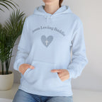 Jesus Loving Baddie Hoodie — Psalm 46:5 Christian Heart Cross Pullover
