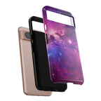 Galaxy "You Are Worthy" Phone Case — Motivational Nebula Design, Customizable Text