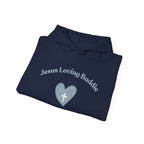 Jesus Loving Baddie Hoodie — Psalm 46:5 Christian Heart Cross Pullover