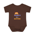 Baby Bodysuit - "Mama’s Mini Mayhem" Cute Monster Infant Onesie
