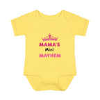 Infant Bodysuit — “Mama’s Mini Mayhem” Cute Princess Baby Onesie