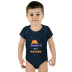 Baby Bodysuit - "Mama’s Mini Mayhem" Cute Monster Infant Onesie
