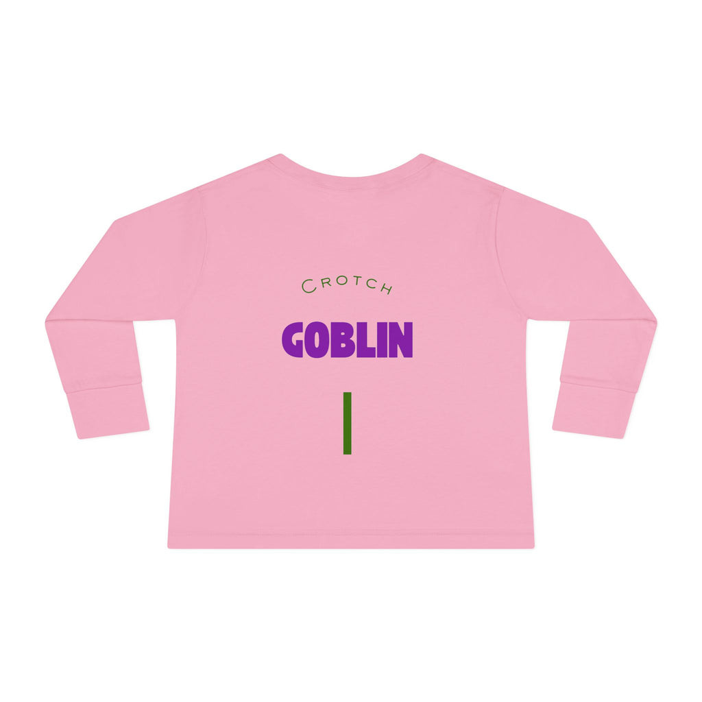 Goblin Princess Toddler Long Sleeve Tee — Cute Fantasy Fairy Garden Shirt