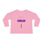 Goblin Princess Toddler Long Sleeve Tee — Cute Fantasy Fairy Garden Shirt