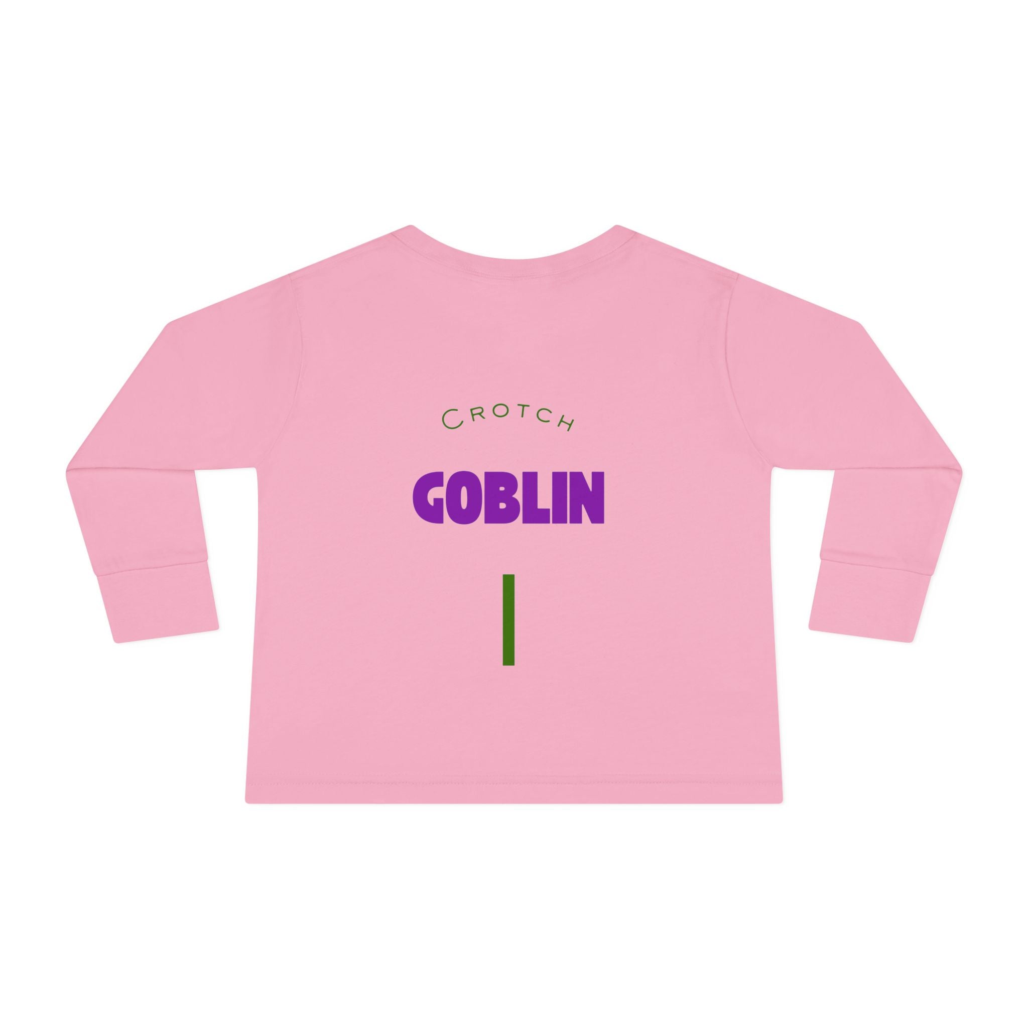 Goblin Princess Toddler Long Sleeve Tee — Cute Fantasy Fairy Garden Shirt