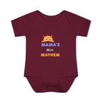 Baby Bodysuit - "Mama’s Mini Mayhem" Cute Monster Infant Onesie
