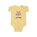 Mama’s Mini Mayhem Infant Bodysuit — Cute Cat Graphic Baby Onesie