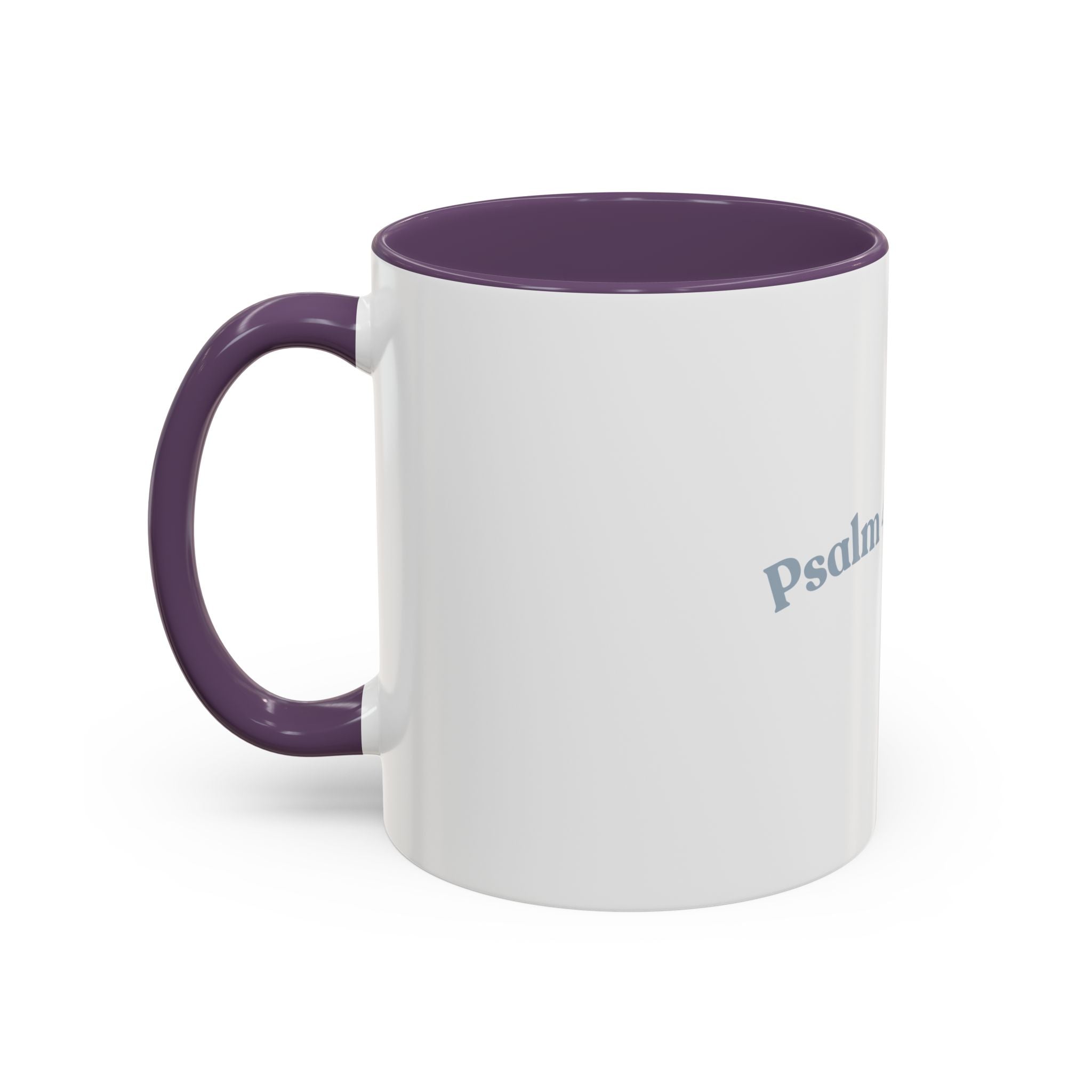 Psalm 46:5 Faith Coffee Mug — Minimal Cross Accent (11/15oz)