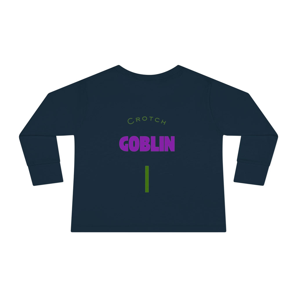 Goblin Princess Toddler Long Sleeve Tee — Cute Fantasy Fairy Garden Shirt