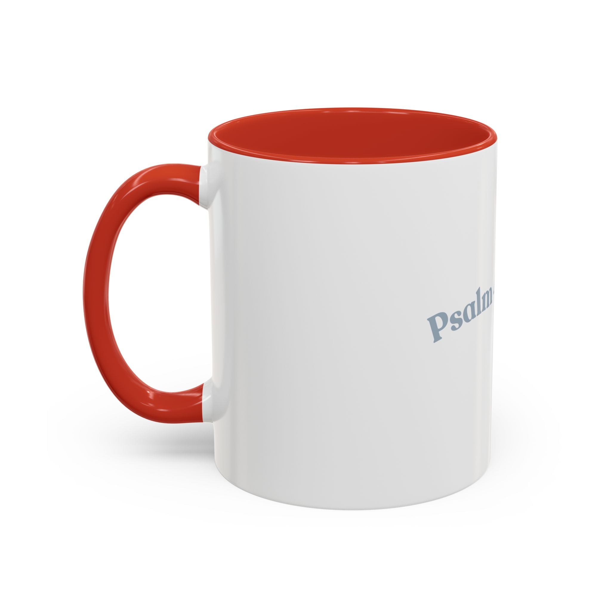 Psalm 46:5 Faith Coffee Mug — Minimal Cross Accent (11/15oz)